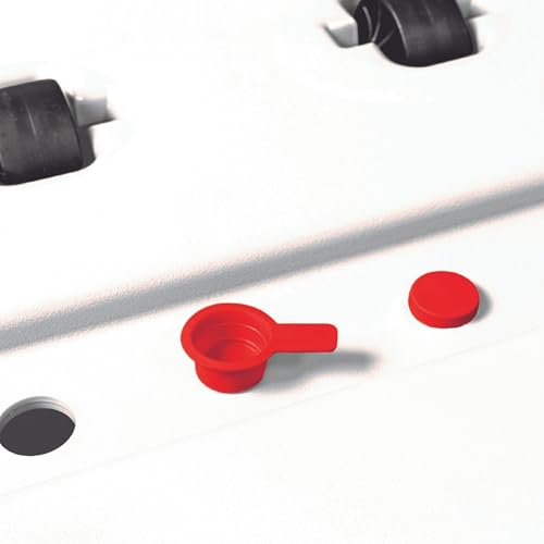 Gardening Naturally Large Traditional Cleo Plant Pot - Recycled Plastic with Built-in Drainage and Wheels, 37cm High (Terracotta)