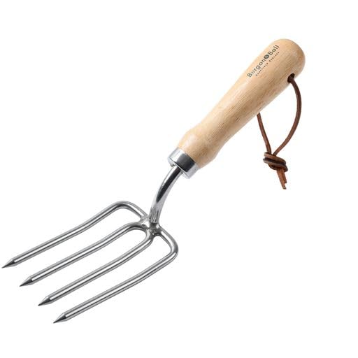 Burgon & Ball GTH/SRFRHS RHS Stainless Steel Round Tined Fork