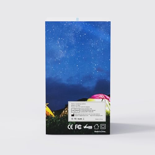 Camping Lantern, Rechargeable Camping Lights with Solar, Hand Crank and USB Charger, Collapsible Tent Light with Handles, Portable Electric LED Light for Outdoor Camping and Tent