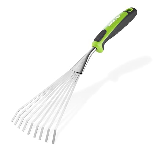 WORKPRO 41cm Stainless Steel Hand Rake