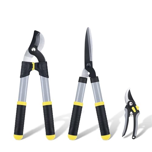 Colwelt 3-Piece Garden Shears Set with Loppers