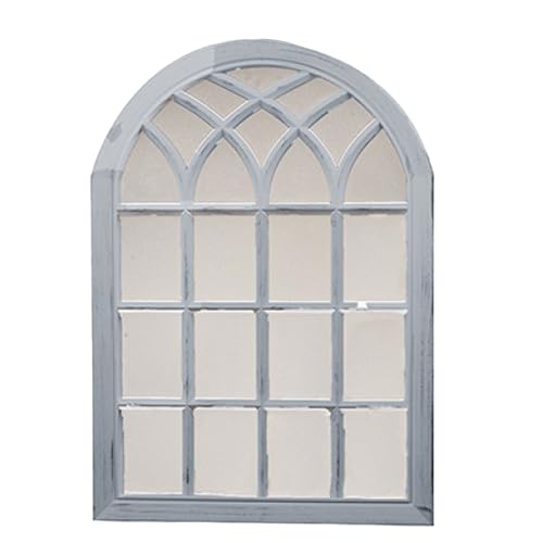 VFM Arched Garden Mirror Grey 50.5cm x 78.5cm