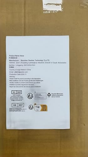 UNHO Decorative Garden Fence Panels: 5pcs Wrought Iron Lawn Edging Border Outdoor Metal Trellis Animal Barrier for Patio Backyard 43in X 9.8ft