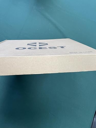 OCEST 10.5 Inch Garden Clock Outdoor Waterproof, Thermometer Silent Non-ticking Battery Operated Wall Clocks Retro Decorative for Pool, Kitchen, Patio