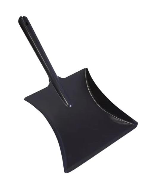 Sleek Style® Metal Coal Hand Shovel for Scooping Coal and Ashes Multipurpose Garden Shovel Black (39 X 19 CM)
