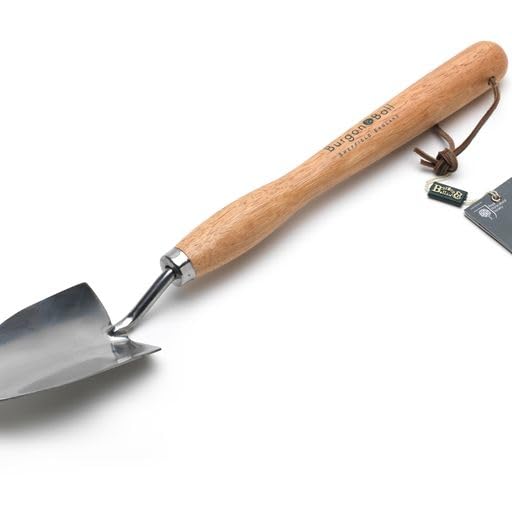 Burgon & Ball RHS Stainless Mid Handled Trowel, 48 cm Length