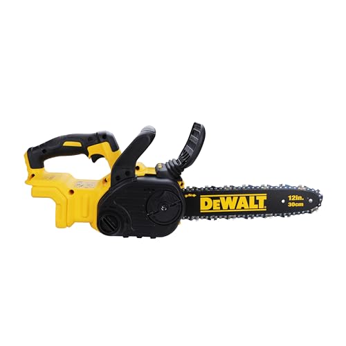 DEWALT DCM565N-XJ Electric Chainsaw 18V XR, 7.68 m/s Chain Speed, 30CM Bar & Chain