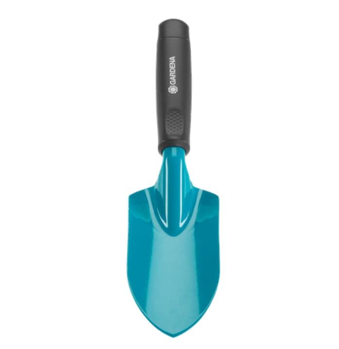 Gardena Classic Hand Trowel: Universal spade for planting and transplanting in the garden and on the balcony, durable steel, corrosion-resistant, ergonomic handle, 8 cm working width (8950-20)