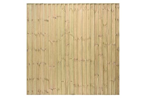 Timber Close Board Fence Panel 6ft x 6ft Treated