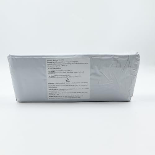 Skelang 3 Pcs Rectangle Plant Pot, Succulent Planter Box with Drainage Holes, Planter Trough for Bay Window, Kitchen Windowsill, Shelf, Coffee Table