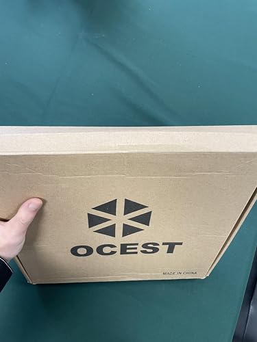 OCEST 10.5 Inch Garden Clock Outdoor Waterproof, Thermometer Silent Non-ticking Battery Operated Wall Clocks Retro Decorative for Pool, Kitchen, Patio