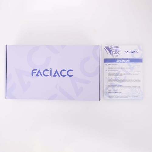 FACIACC Garden Secateurs 3 Pack, Pruning Shears Bypass Pruning Scissors, Pruner Secateurs with Sharp SK5 Steel Blades, Professional Hand Pruners for Plants Hedges Flowers