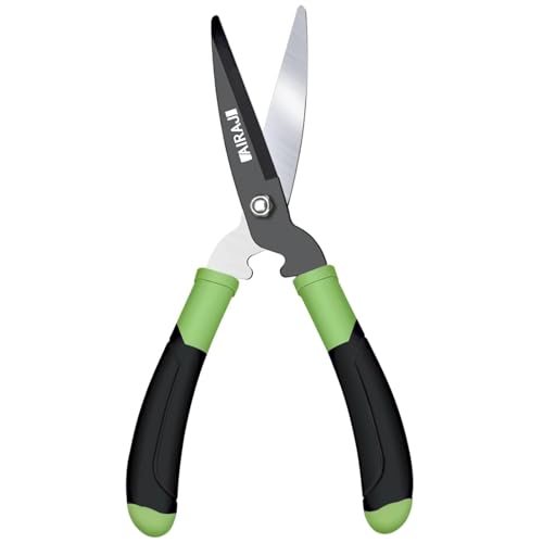 AIRAJ Hedge Shears 40cm – SK5 Blades, Ergonomic Grip