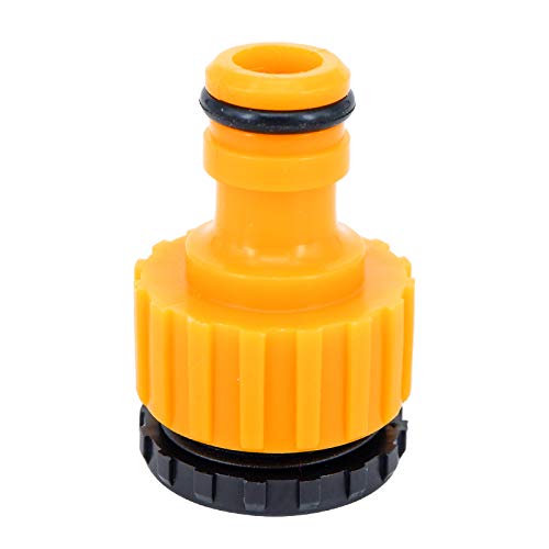 Set of 4 Garden Hose Connectors Set Hose Tap Connector Hose Fitting Starter Set- 2in1 Threaded Tap Connector Hose Waterstop End Quick Connector Nozzle and Spray Guns