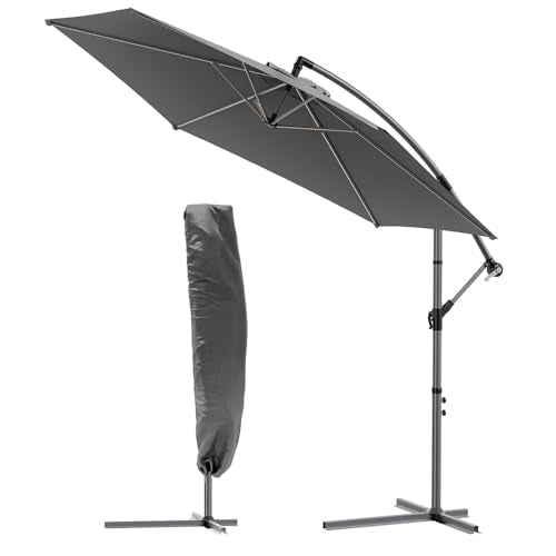 VOUNOT 3m Cantilever Garden Parasol with Tilt
