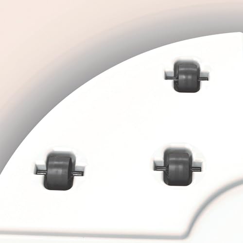 Gardening Naturally Large Traditional Cleo Plant Pot - Recycled Plastic with Built-in Drainage and Wheels, 37cm High (Terracotta)