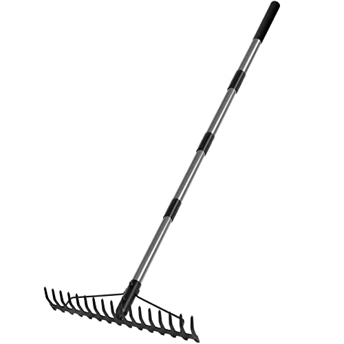 Walensee Heavy Duty Bow Rake with Steel Handle