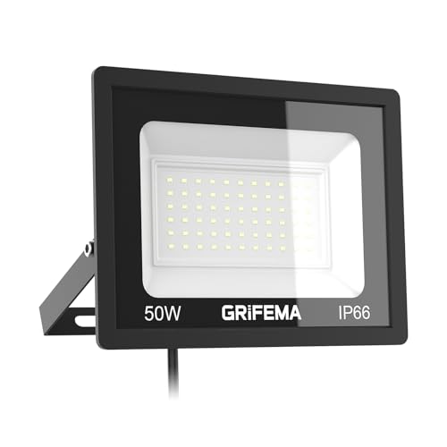 GRIFEMA 50W LED Floodlight Outdoor 5500LM IP66