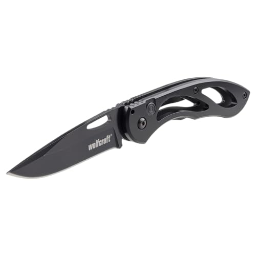 Wolfcraft Folding Knife with Aluminium Grip