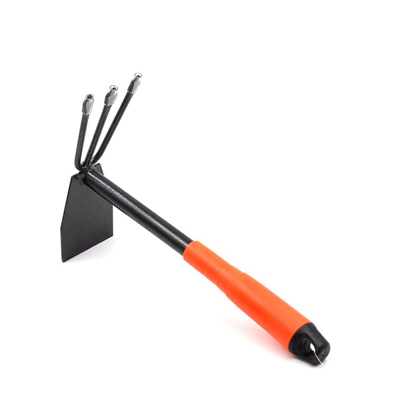 PlushPlumage Garden Hoe and Rake Two in One,Rake for Gardening,Gardening Tools,Hoe Garden Tool,Gardening Tool for Weeding