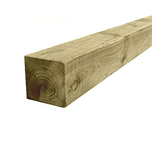 4ft Fence Post Tanalised Treated Timber 1.2m x 100x100mm (4x4 Inch)