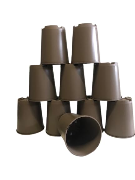 Recycled & Recyclable Plastic 3 Litre Rose Plant Pots/Flowerpots (x20)