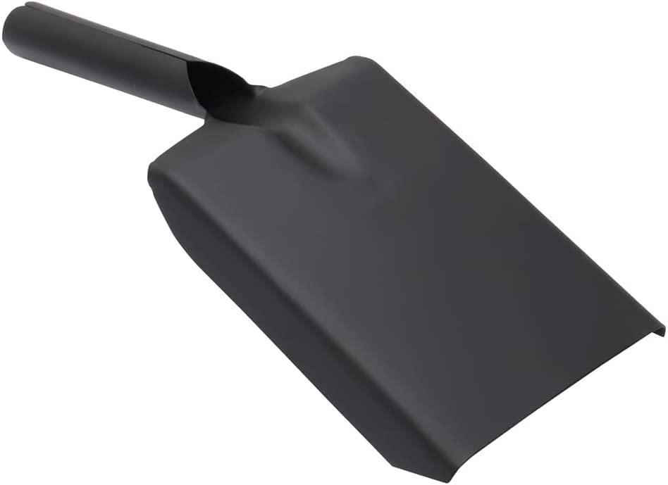 4 Inch Black Metal Coal Ash Hand Shovel Scoop Fire Stove Household Fireplace Trowel