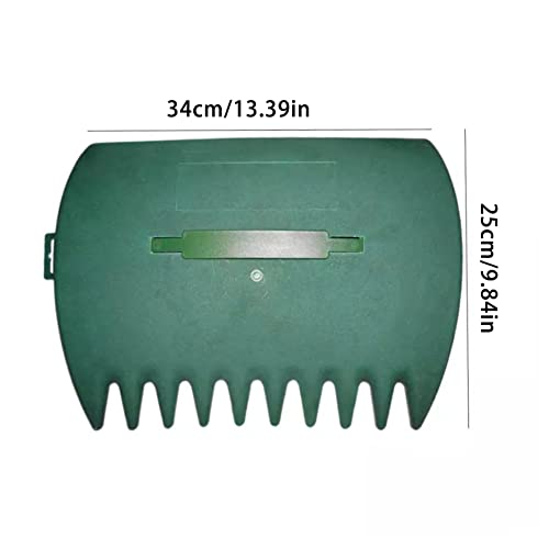 Leaf Grabbers, Garden Rake for Leaves,2 Pcs Handheld Garden Yard Leaf Grabber Leaf Collector Grabs Grass Grabbers with Leaf Claws Leaf Hand Rake for Garden Leaf Rubbish Grass Collecting Removal
