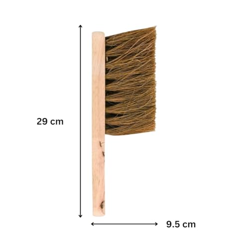 Elliott Natural Coconut Fibre FSC Certified Hand Brush with Soft Bristles – Heavy Duty, Ideal for Indoor use, Homes, kitchens and Spring Cleaning