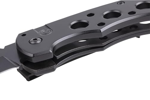 Wolfcraft Leisure Knife with Folding Blade I 4289000 I Versatile leisure knife for hobby and camping - 75 mm blade with serrated cutting edge