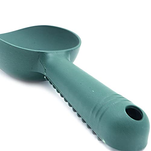 ANCLLO 2Pcs Plastic Hand Trowel Homegrown Gardening Tool Flowerpot Shovel Break Shovel Scoop for Garden Plant-Green