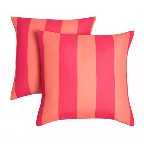 OHS Waterproof Stripe Outdoor Cushion Covers 45x45cm