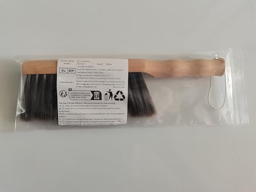 Dust Brush, 30cm Wooden Handle Soft Bristles Cleaning Brush for Bed, Sofa, Furniture, Clothes
