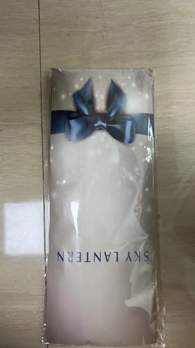 SJOAUET 6 Pack Chinese Sky Lanterns, Latest Portable packaging, Biodegradable Eco-Friendly Chinese Paper Lanterns to Release in memory Wish for New Year, Weekends, Holidays and Festivals