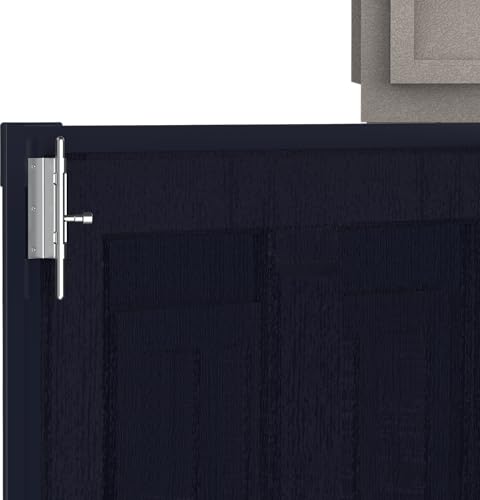 Duramax YardMate PLUS 5 x 8 (4.28 m2) Plastic Garden Shed with Heavy-Duty Plastic Floor, Strong Metal Roof Structure, Fire Retardant & Maintenance-Free Storage Shed, Dark Grey & Adobe