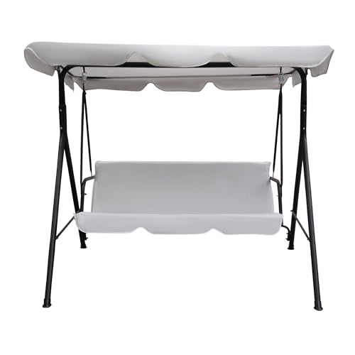 Alivio 3 Seater Garden Swing Chair with Canopy