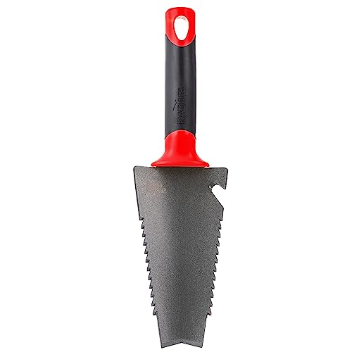 Radius Garden 17011 Root Slayer, Trowel/Holster, Original Red