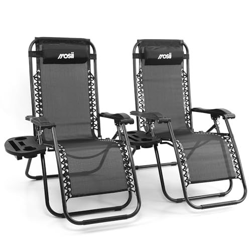 Mosii Zero Gravity Sun Loungers Set of 2