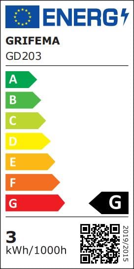 GRIFEMA GD203 Solar Security Lights Outdoor with Motion Sensor, 100LED, 3 Modes, Outdoor Garden Wall Lights Solar Powered, Waterproof IP65 for Garden, Yard, Pathway, Cool White