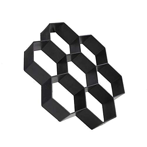 Viitech Paving Mould for Garden, Plastic Hexagon DIY Paving Concrete Stepping Stone Molds, Walk Path Way Maker Mould Reusable for Walkway Garden Yard Patio Swimming Pool Decor