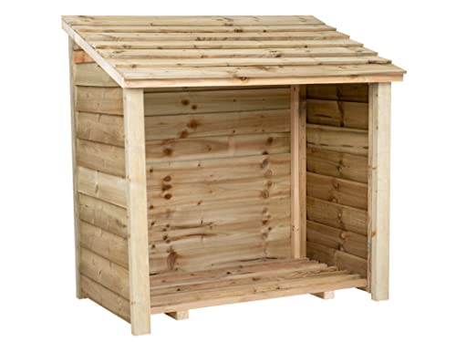 Arbor Garden Solutions Wooden Log Store 1m³