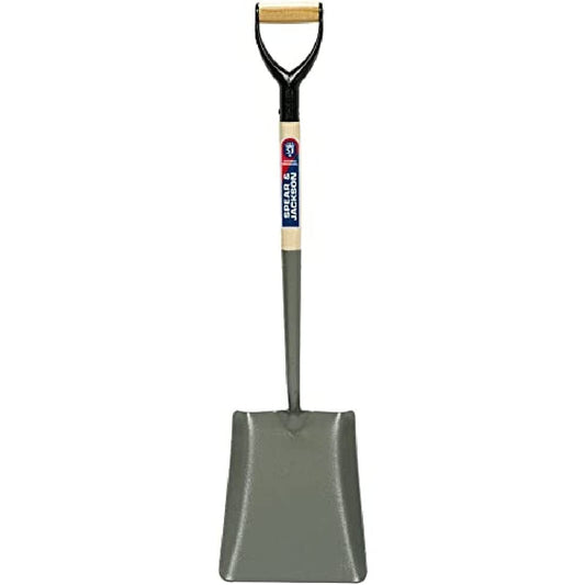 Spear & Jackson 2029RW Solid Socket Square Mouth Shovel, Blue