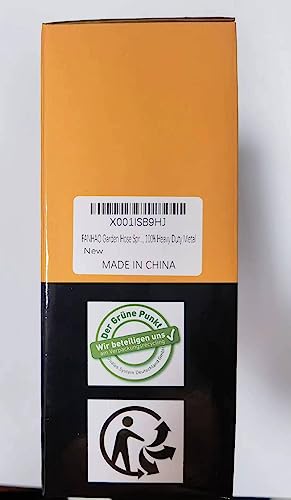 FANHAO Garden Hose Spray Gun, 100% Heavy Duty Metal Hose Pipe with 7 Patterns High Pressure Water Gun for Plant Watering, Car and Pet Washing, Sidewalk Cleaning