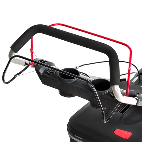 NAX POWER PRODUCTS 1000S self-propelled lawn mower with Briggs & Stratton combustion engine of 125 cm3 capacity, 450E series, mowing width 42 cm 45-litre basket deck cleaning system