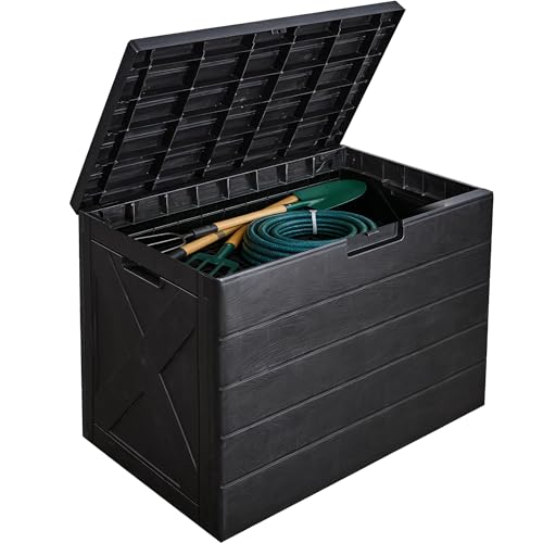 Aweather 118L Rattan Outdoor Storage Box