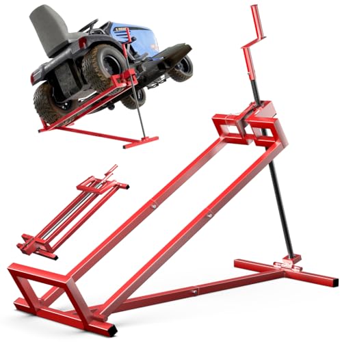 VOUNOT Telescopic Ride-On Mower Jack Lift 400kg