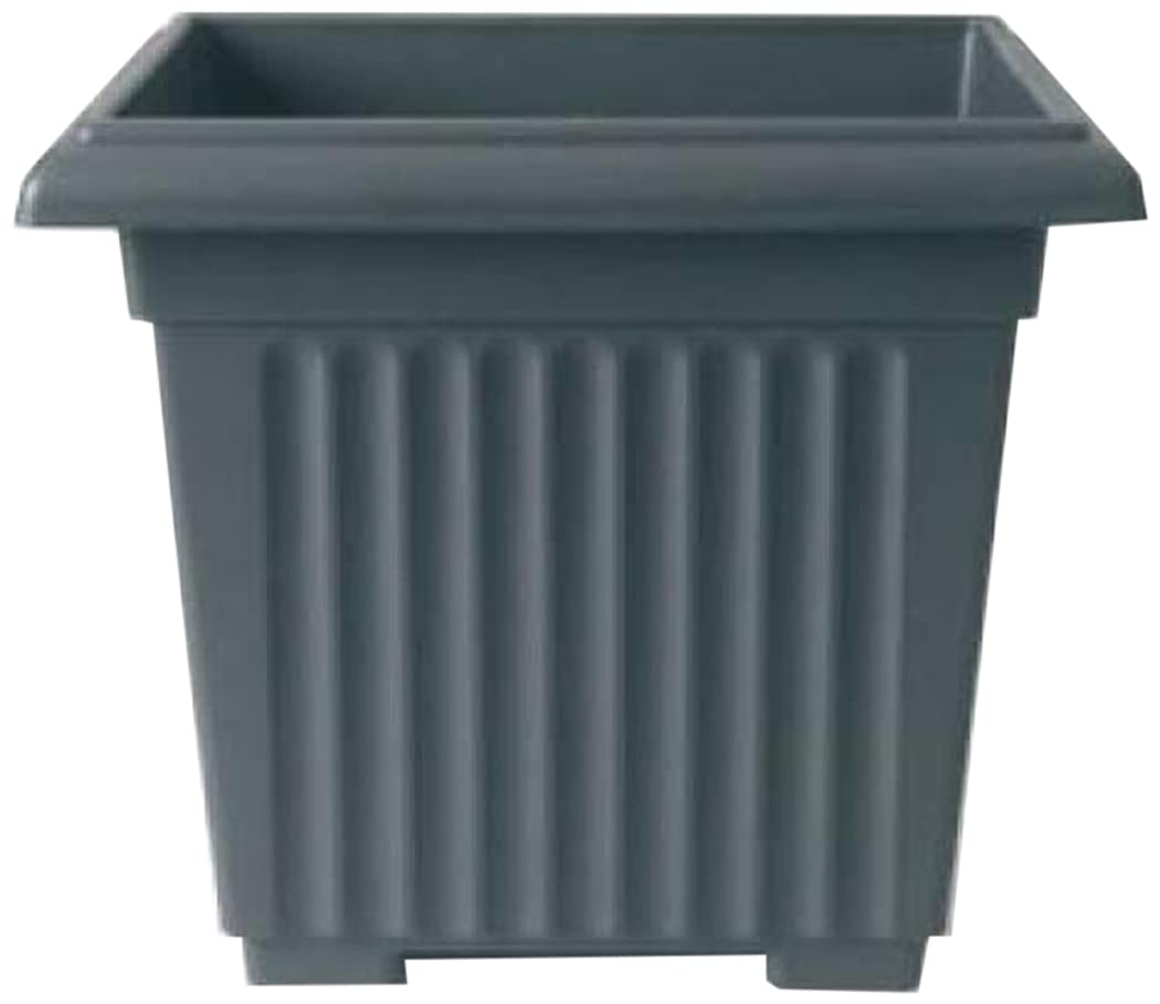 Stewart 2275005 Corinthian Square Planter, 40 cm - Black