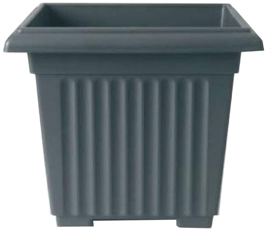 Stewart 2275005 Corinthian Square Planter, 40 cm - Black