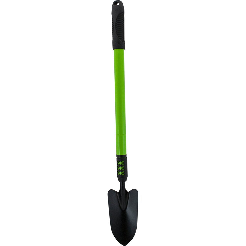 Long Handle Telescopic Hand Trowel - Extending, Gardening, Planting, Weeding, Expand, Grip | Garden Hand Tool | Soft Grip Handle | Durable & Long Lasting