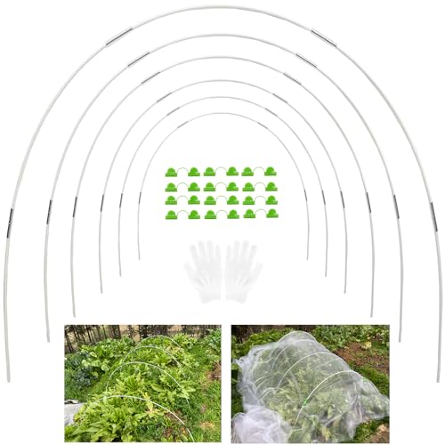 Garden Hoops for Raised Beds – 30pc Fiberglass Kit